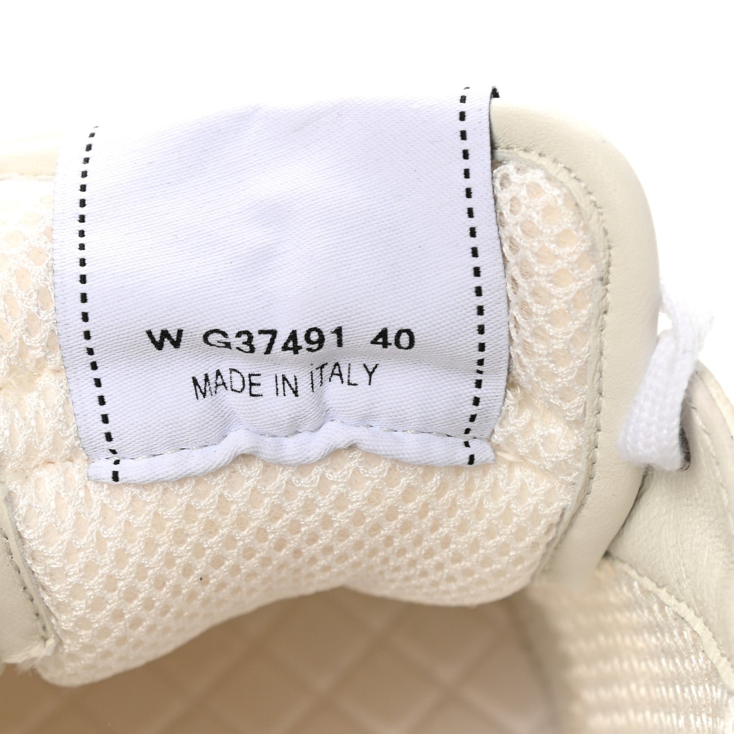 Chanel Calfskin Mesh Lycra Suede Womens Logo Sneakers 40 White 7 of 8