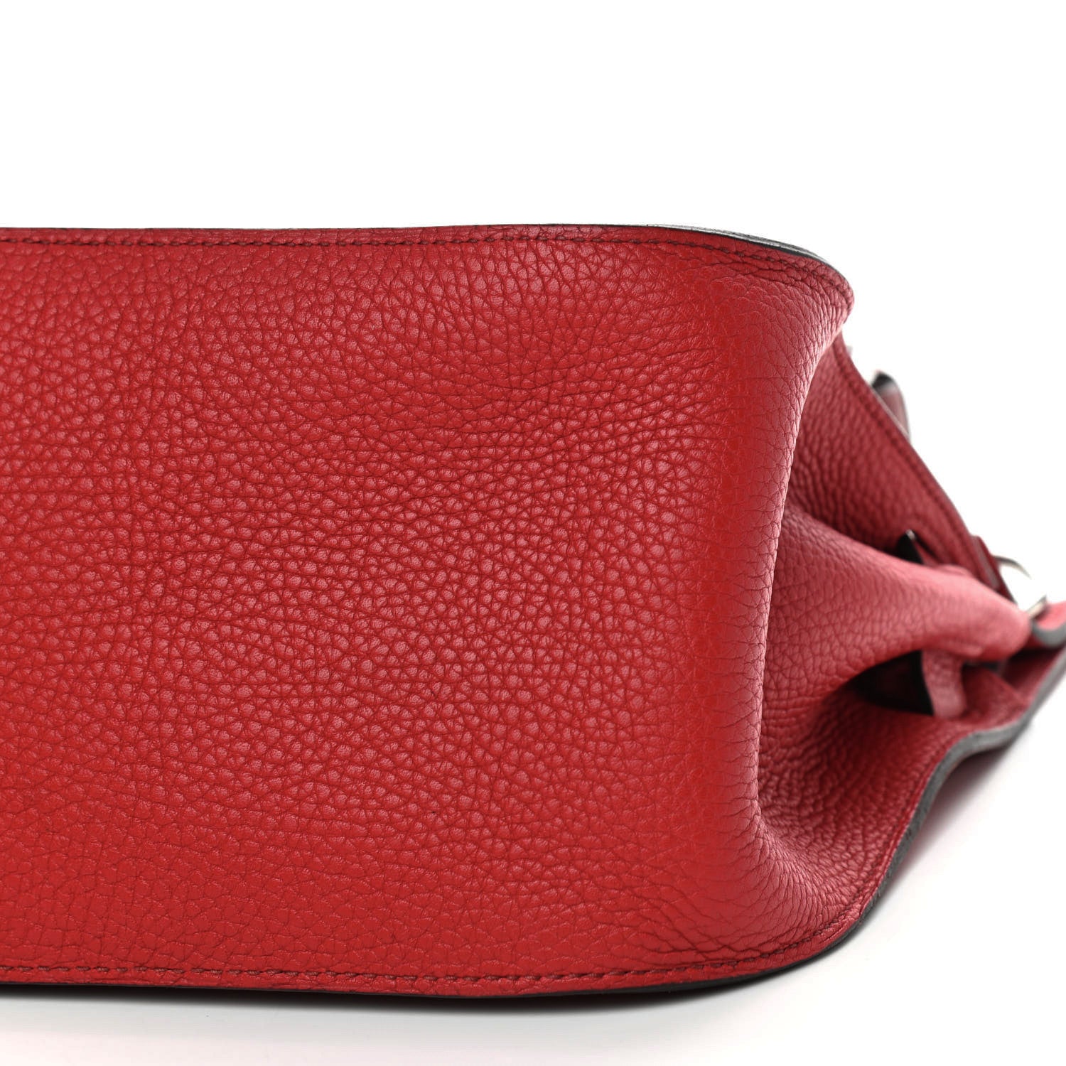 Hermes Taurillon Clemence Bi-Color Jypsiere 31 Rouge Casaque Rouge H 8 of 11