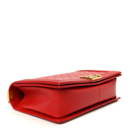 Chanel Lambskin Quilted New Medium Boy Flap Red 4 of 11