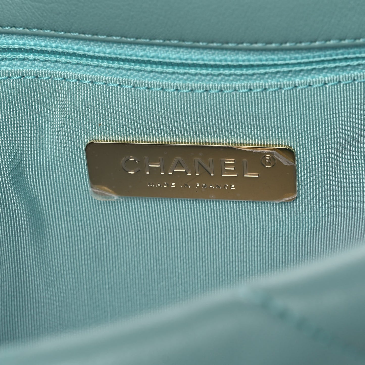 Lambskin Quilted Medium Chanel 19 Flap Light Blue