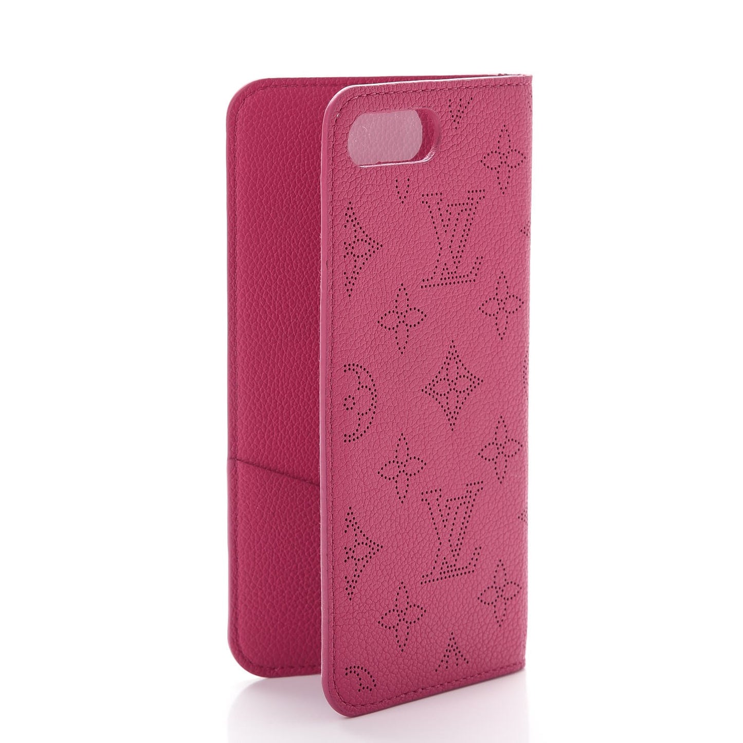Monogram Cuir iPhone 7/8 Plus Folio Case Fuchsia