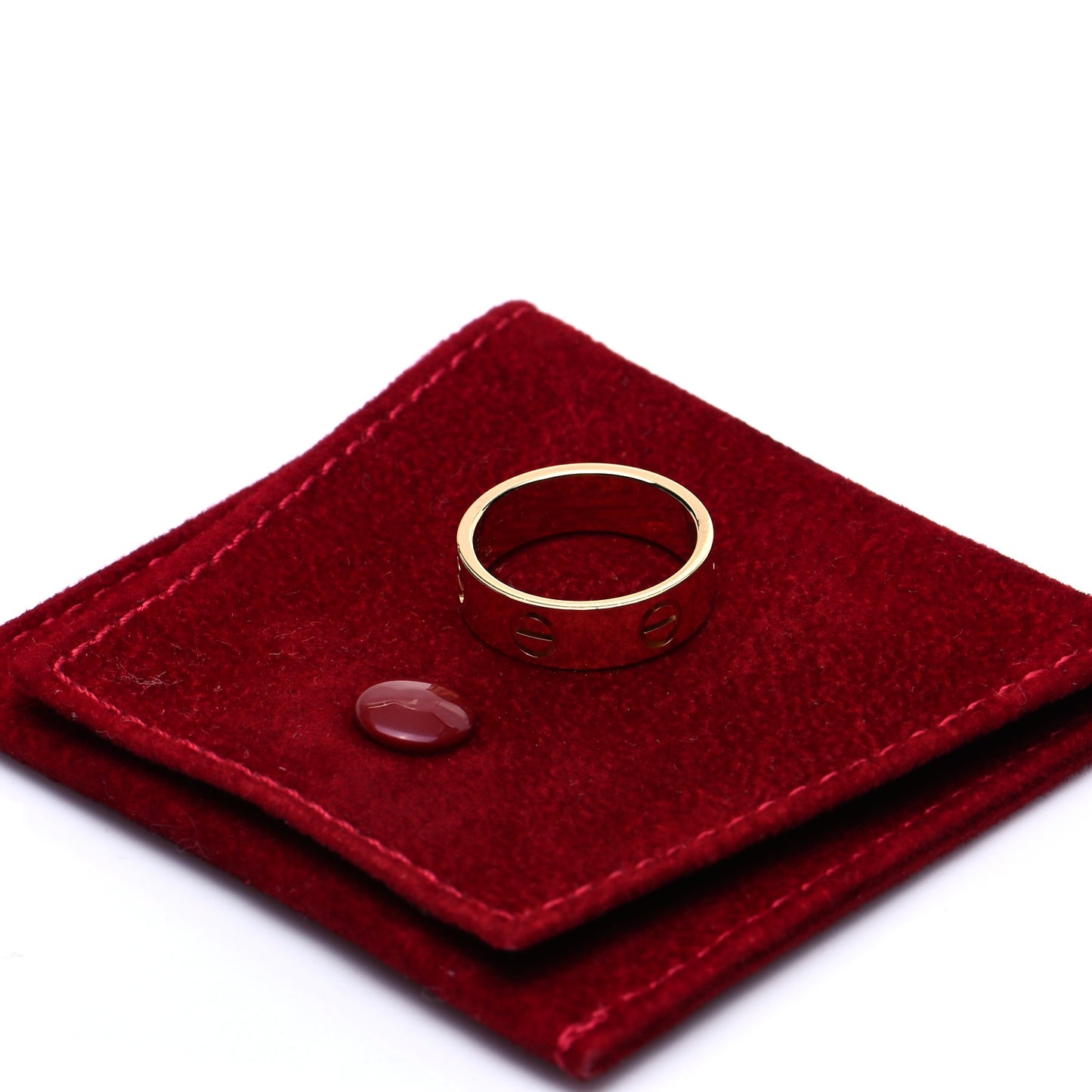 18K Yellow Gold 5.5mm LOVE Ring 51 5.75