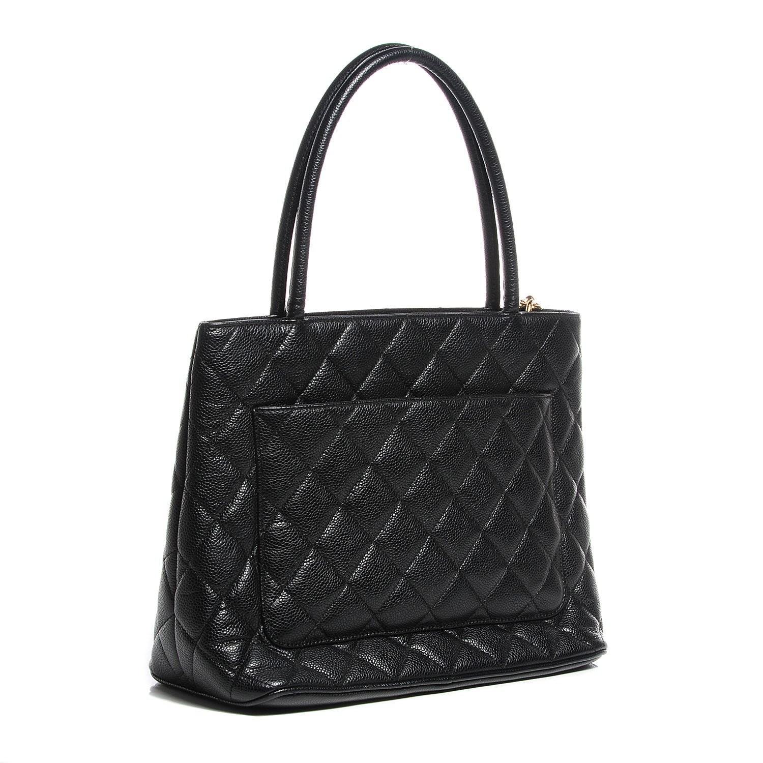 Chanel Caviar Quilted Medallion Tote Black 3 of 8