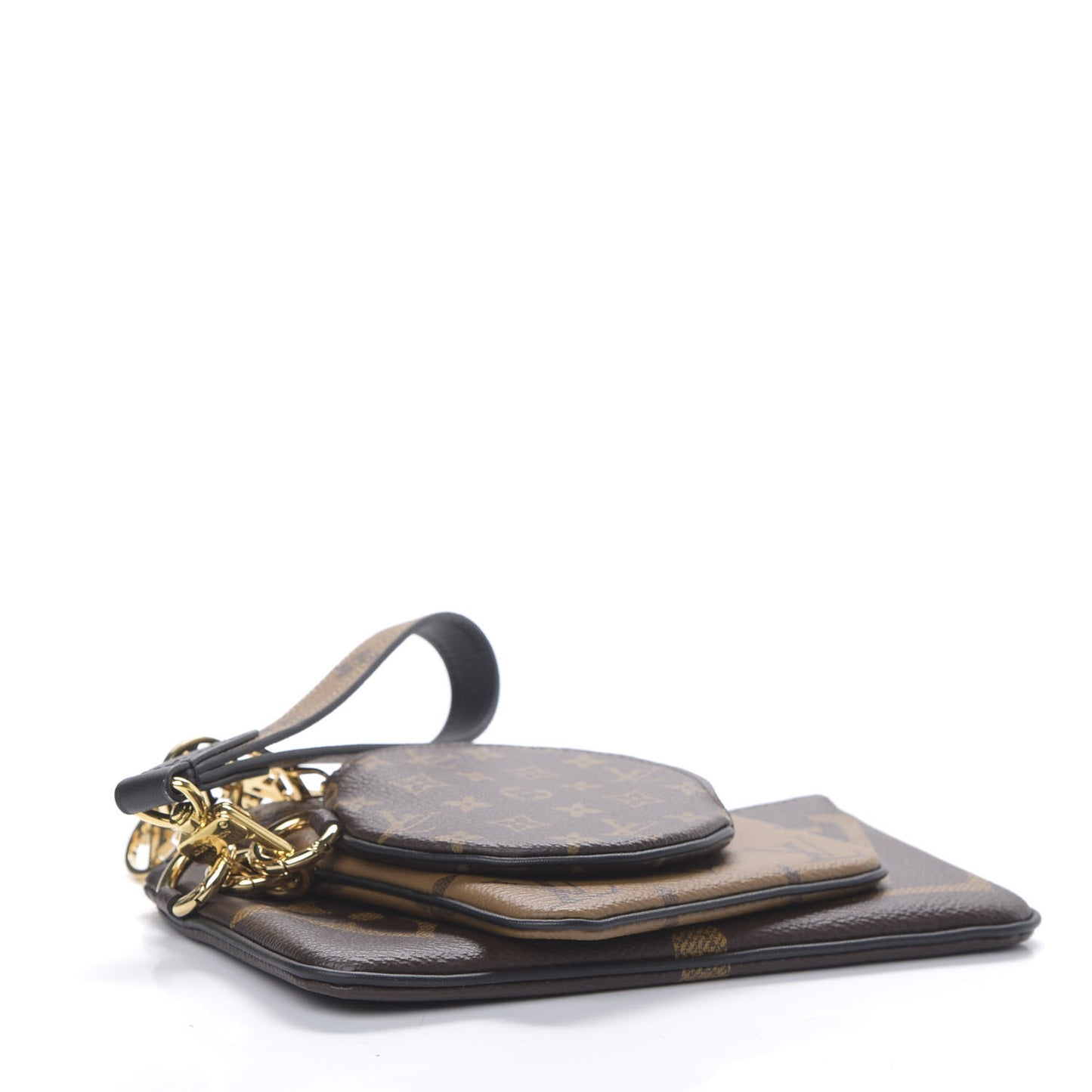 Reverse Monogram Giant Trio Pouch