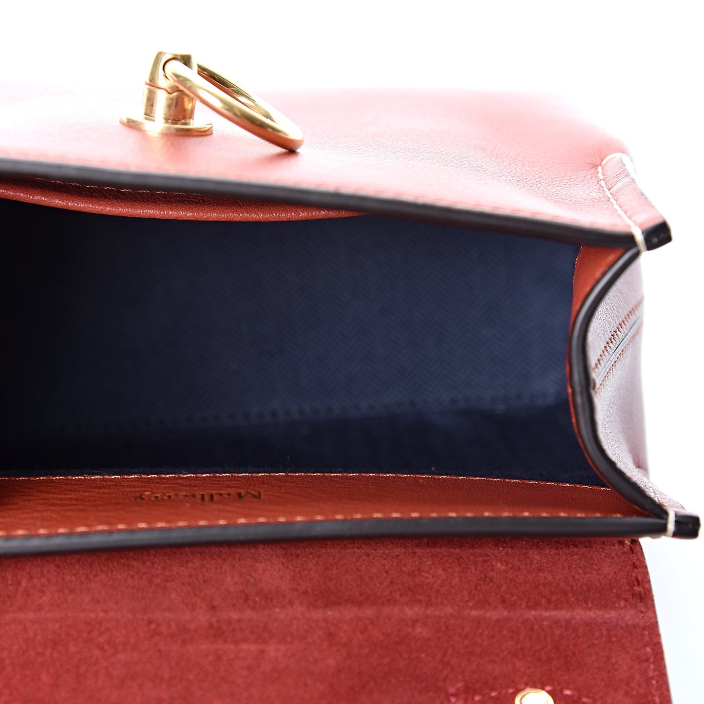 Silky Calfskin Micro Seaton Rust