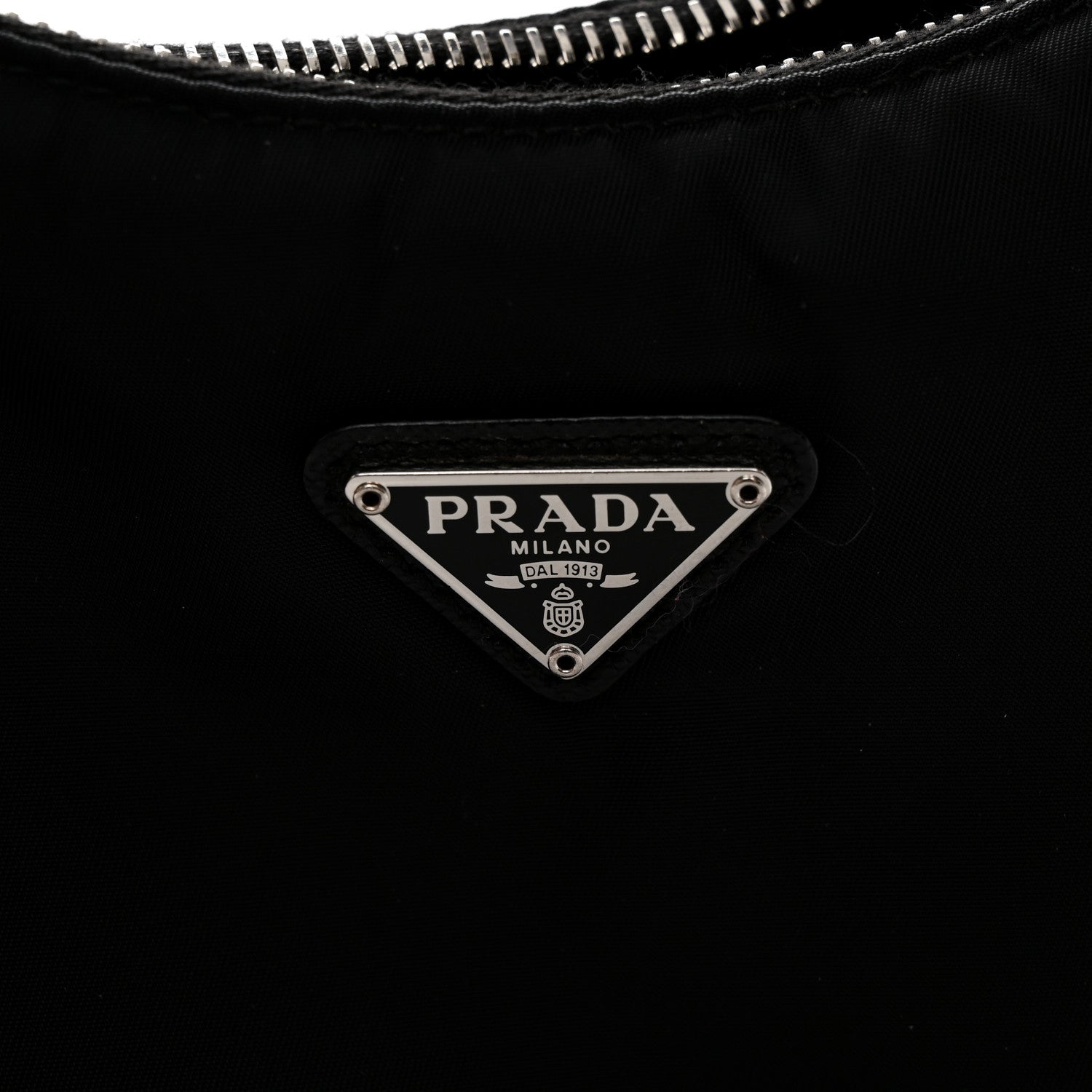 Prada Tessuto Nylon Saffiano Mini Re-Edition 2005 Bag Black 6 of 14