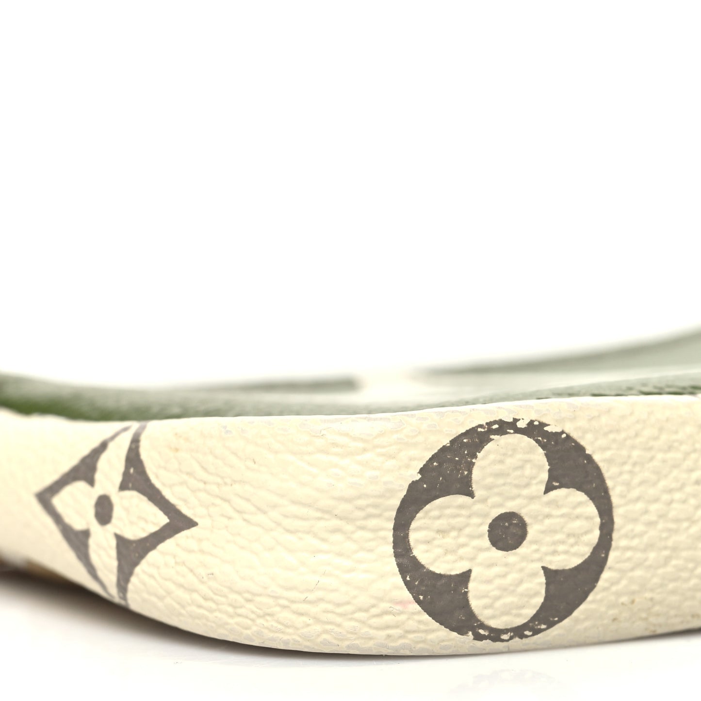 Monogram Giant Micro Pochette Accessories Kaki White