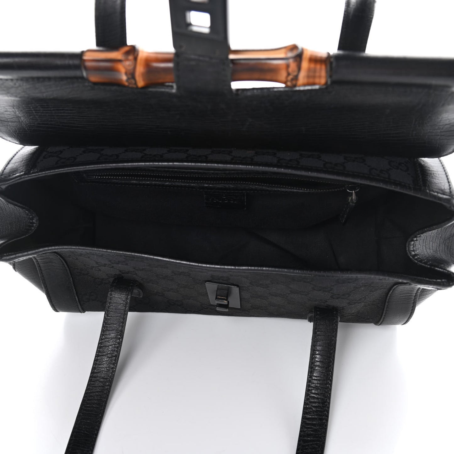 Monogram Bamboo Bullet Bag Black