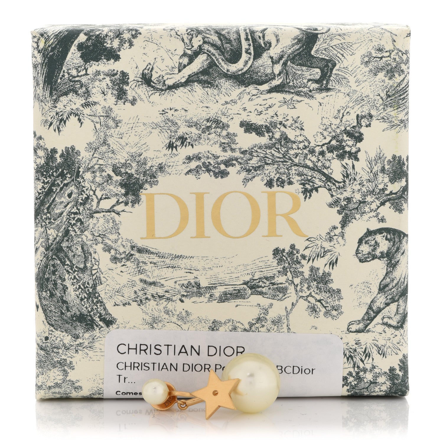 Christian Dior Pearl My ABCDior Tribales Etoile Earring Gold 5 of 5