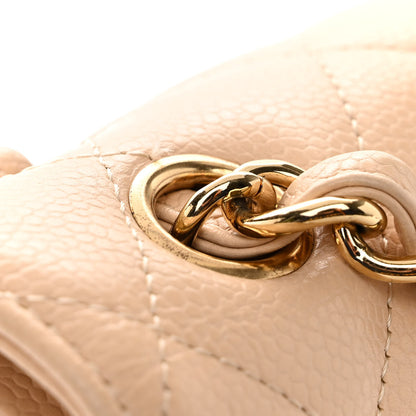 Chanel Caviar Quilted Jumbo Double Flap Beige Clair 13 of 13