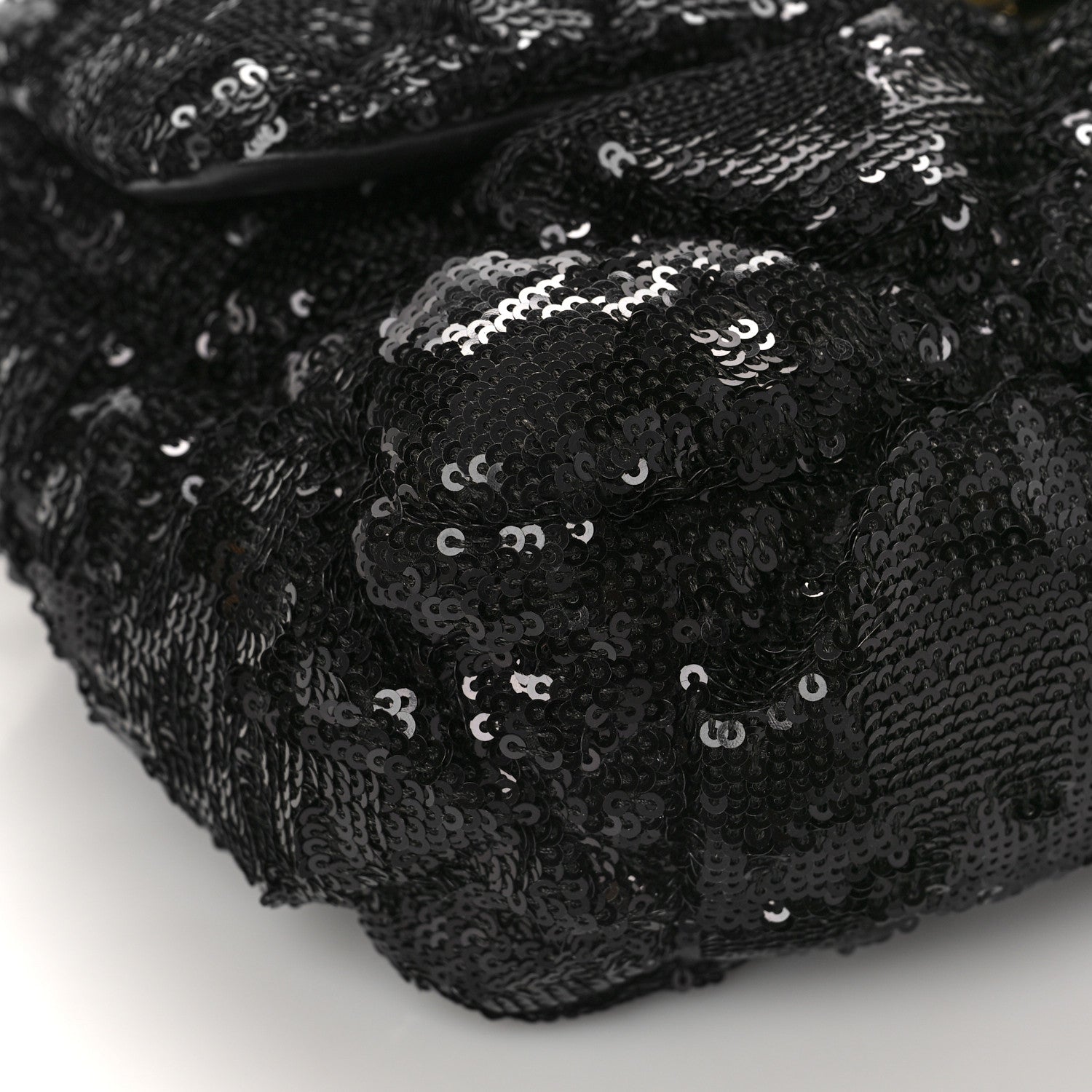 Chanel Sequin Quilted Medium Chanel 19 Flap Black 7 of 8