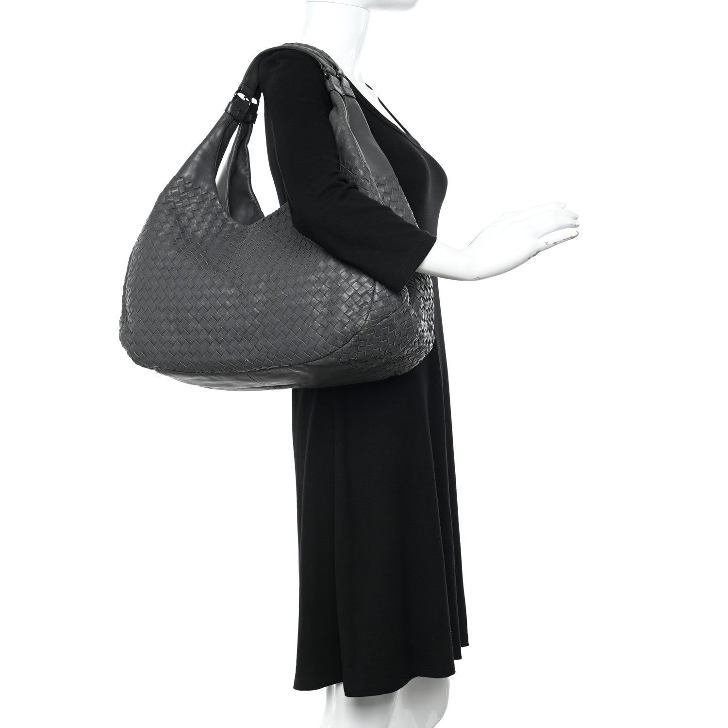 Bottega Veneta Nappa Intrecciato Large Campana Hobo Shadow 2 of 19