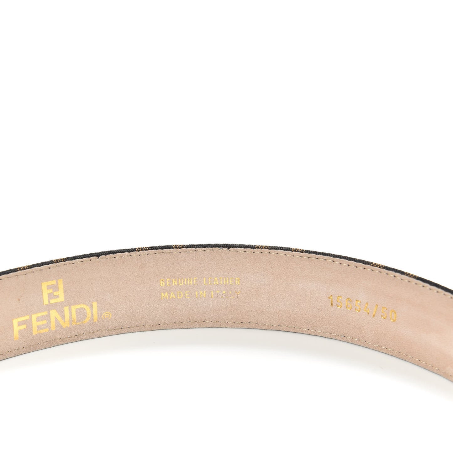 Zucca FF Buckle Belt 50 Tobacco