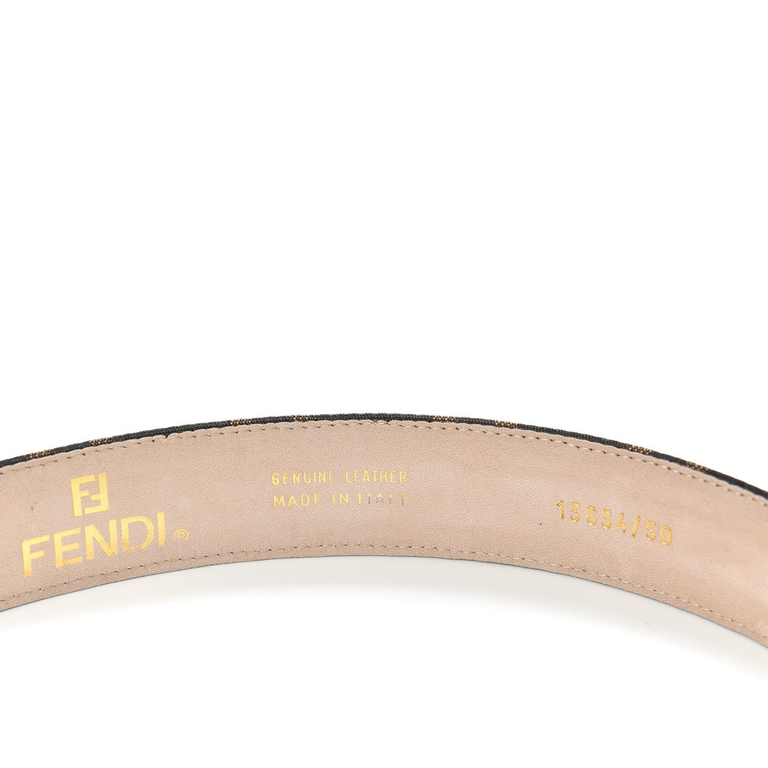 Fendi Zucca FF Buckle Belt 50 Tobacco 4 of 4