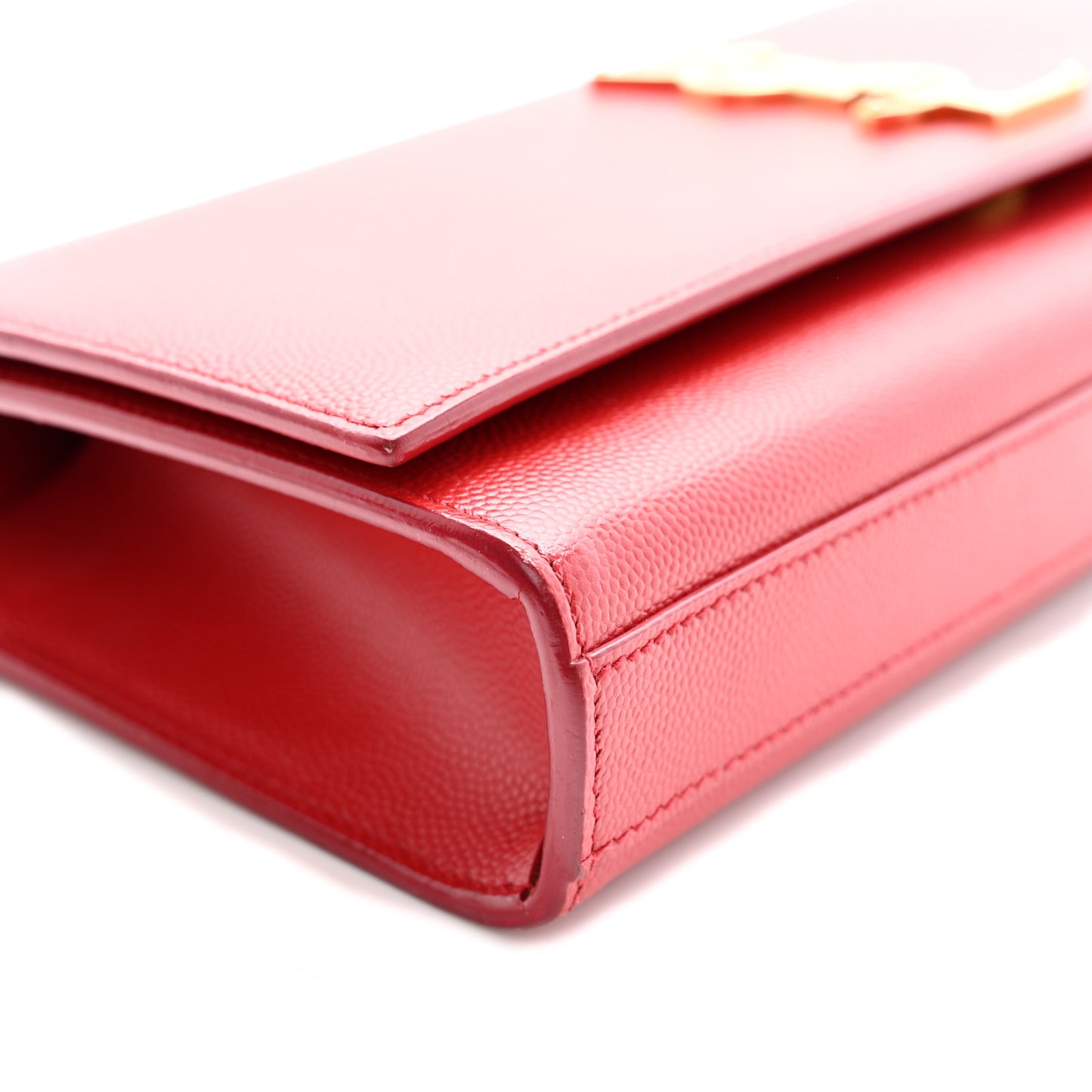 Grain De Poudre Classic Monogram Cassandre Clutch New Red