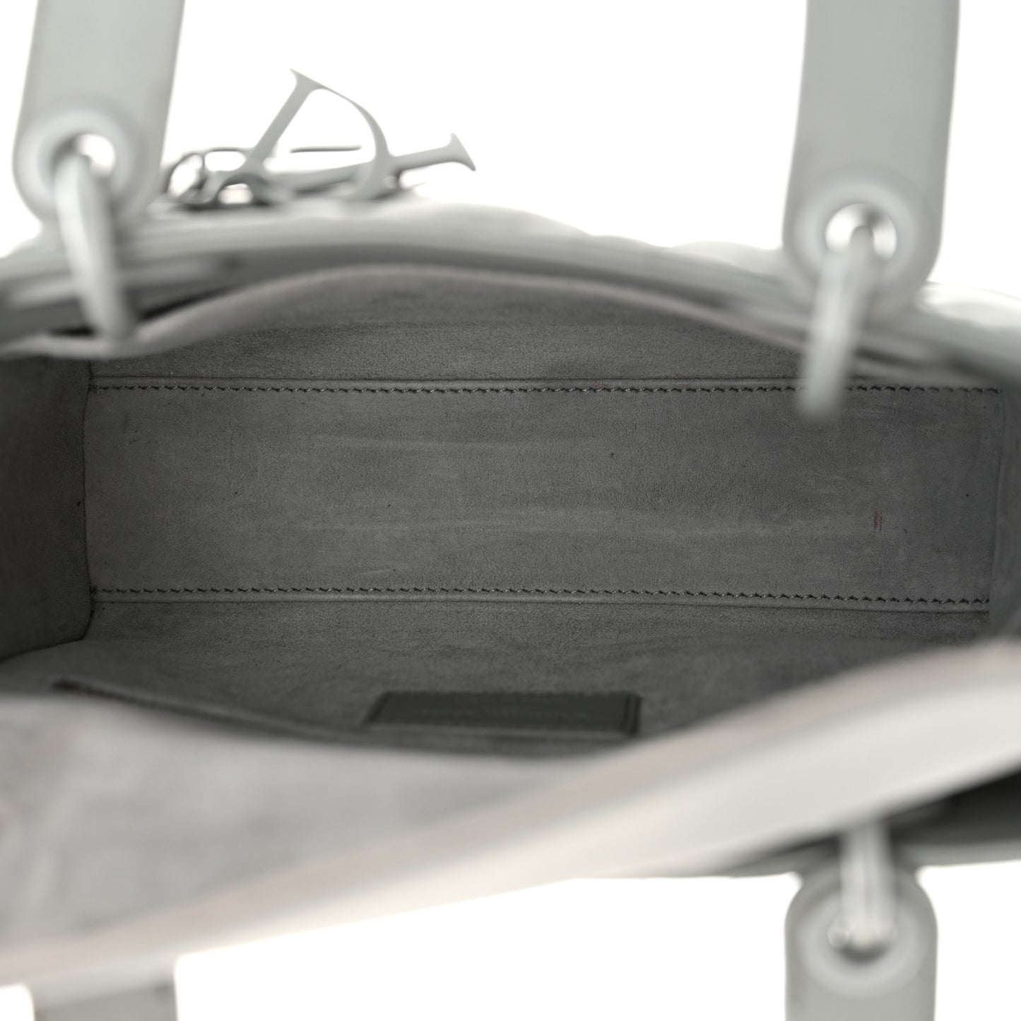 Ultra Matte Calfskin Cannage Small My ABCDior Lady Dior Gray