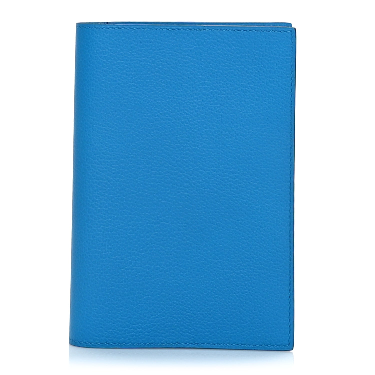 Hermes Evercolor MC2 Magellan Passport Holder Bleu Frida 1 of 8