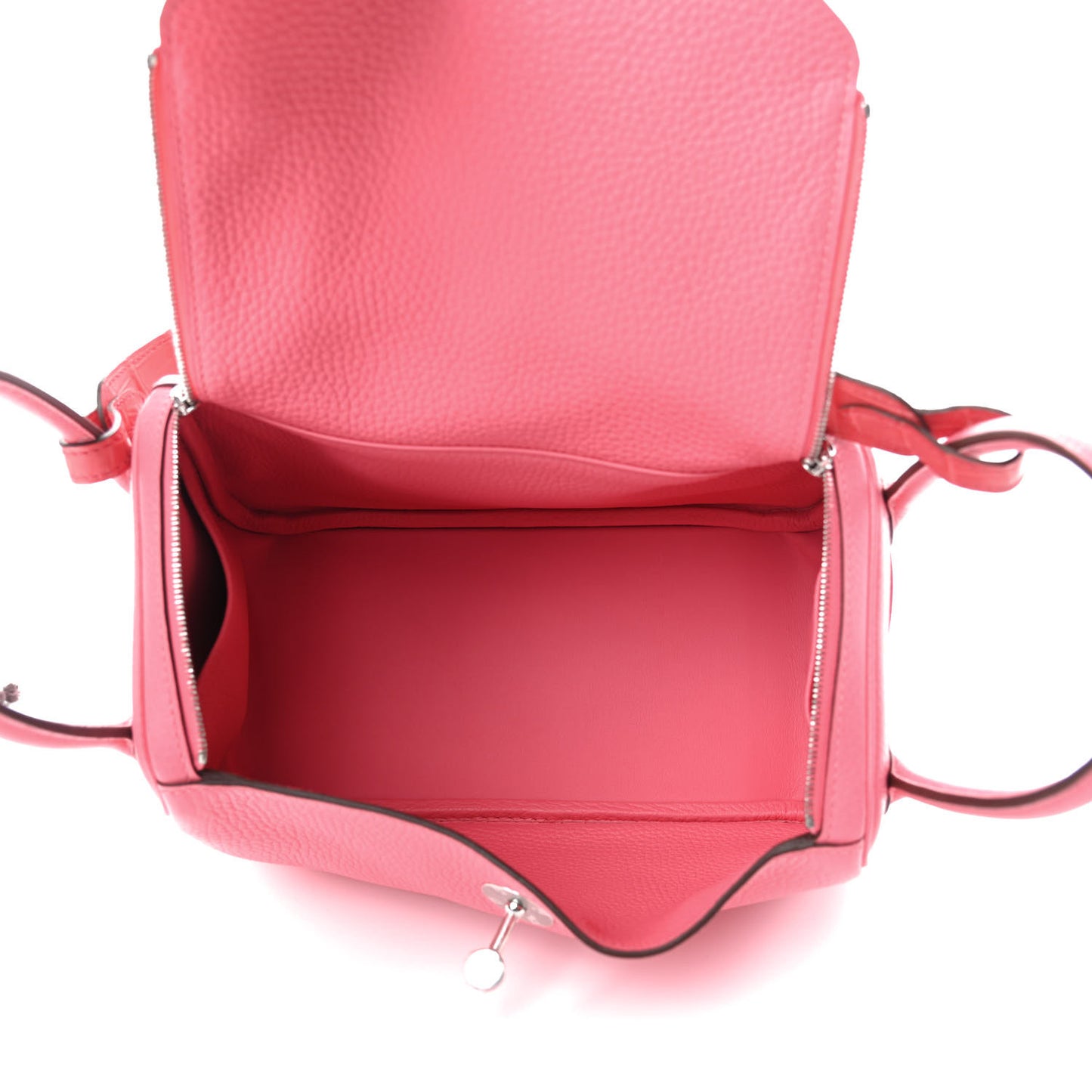 Taurillon Clemence Matte Niloticus Crocodile Touch Lindy 26 Rose Azalee