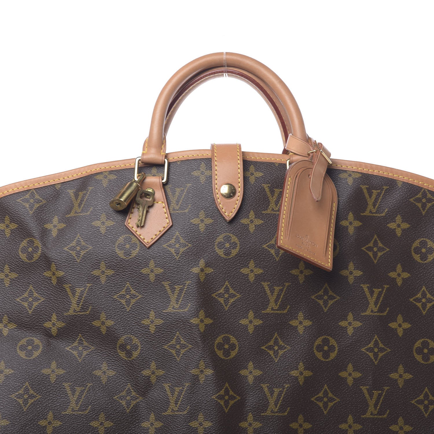 Louis Vuitton Monogram Garment Cover 2 Hangers 7 of 9