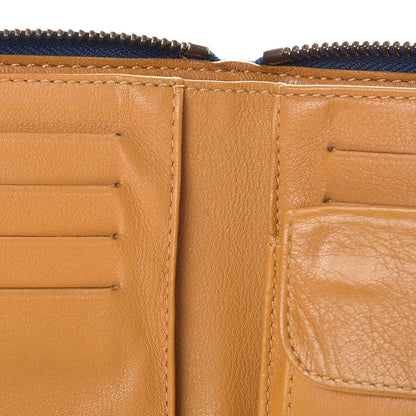 Louis Vuitton Denim Zip Compact Wallet Blue 10 of 14