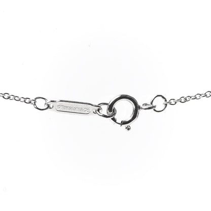 Tiffany 18K White Gold Diamond Mini Cross Pendant Necklace 5 of 6