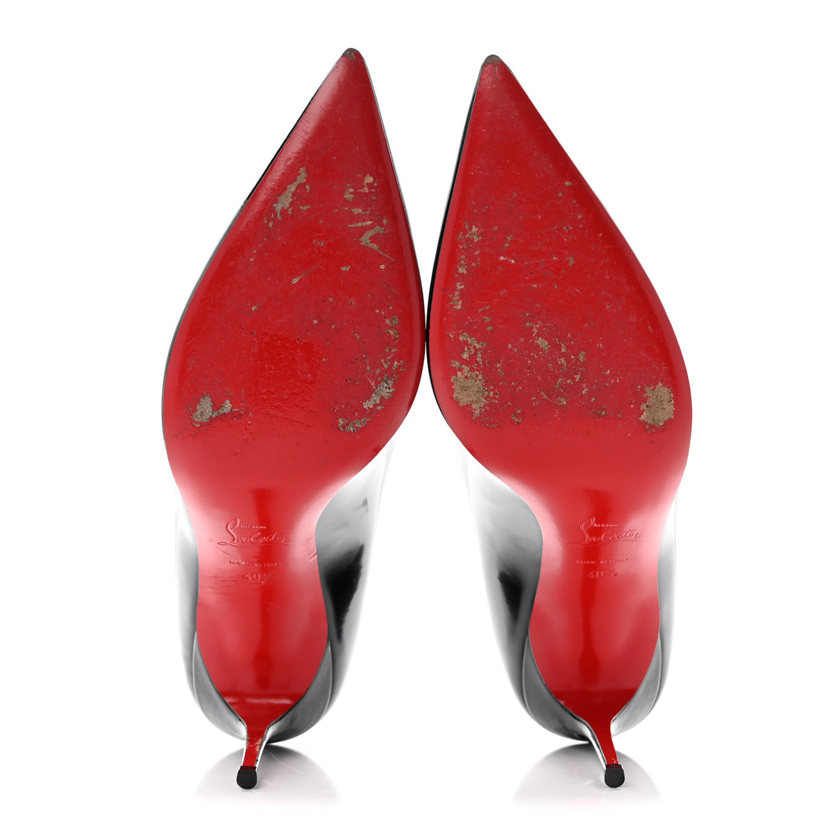 Christian Louboutin Patent Decollete 554 85 Pumps 40.5 Black 6 of 10