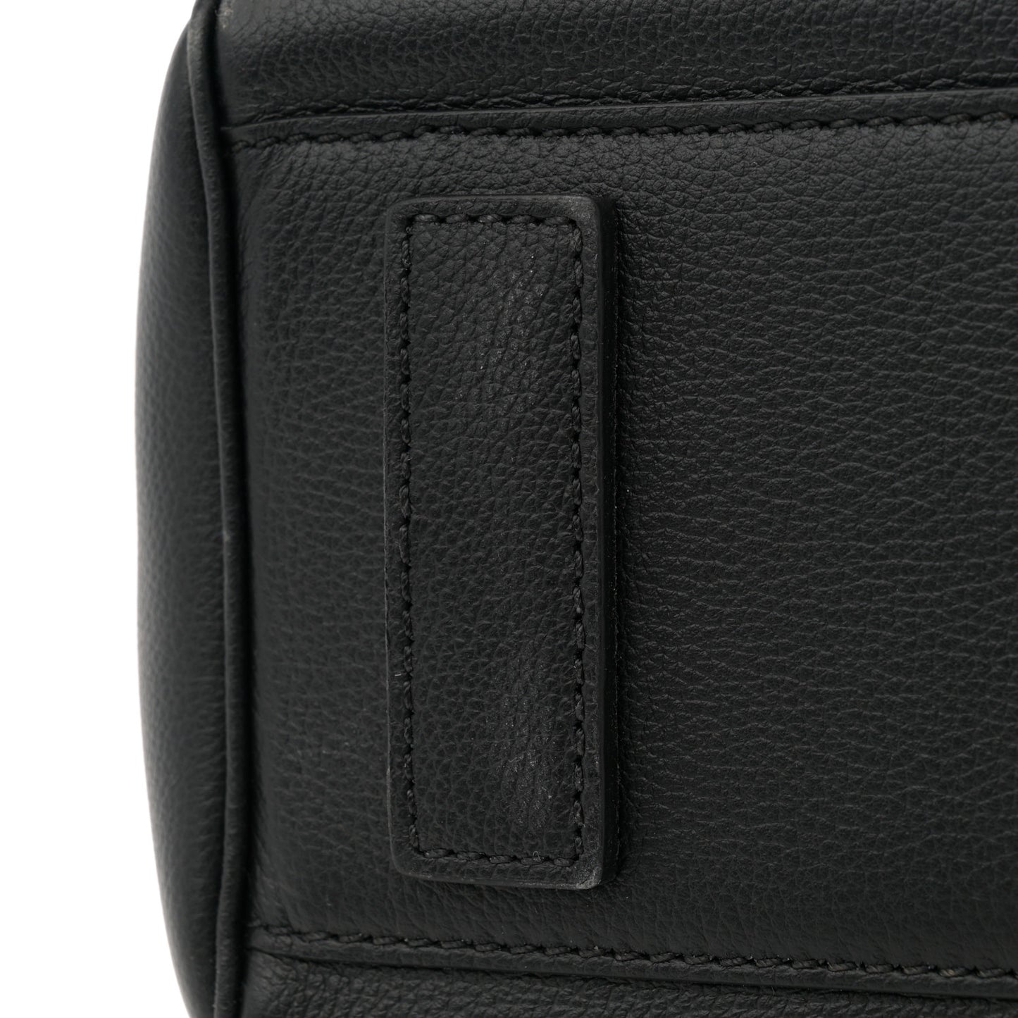 Grained Calfskin Large La Medusa Top Handle Bag Black Lilac