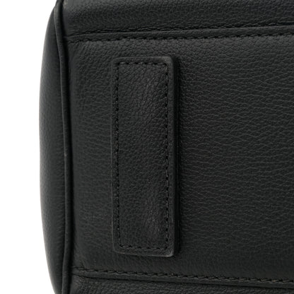 Versace Grained Calfskin Large La Medusa Top Handle Bag Black Lilac 10 of 10