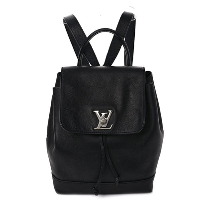 Louis Vuitton Calfskin Lockme Backpack Black 1 of 13