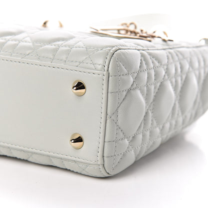 Christian Dior Lambskin Cannage Small My Lady Dior Pistachio 9 of 11