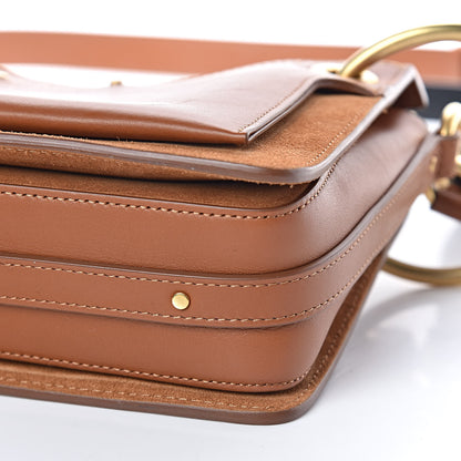 Chloe Calfskin Suede Small Roy Bag Caramel 10 of 10