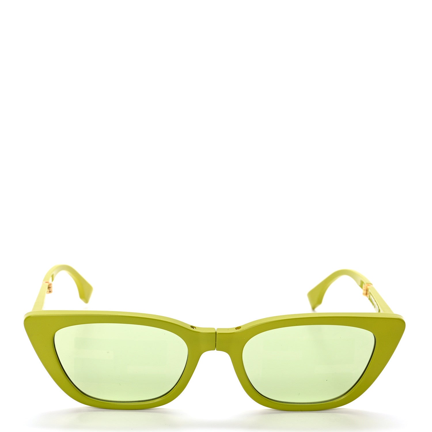 Fendi Acetate Folding Sunglasses FE40089I Wasabi 2 of 7