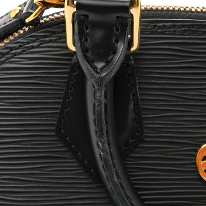 Louis Vuitton Epi Love Lock Alma BB Black 10 of 12