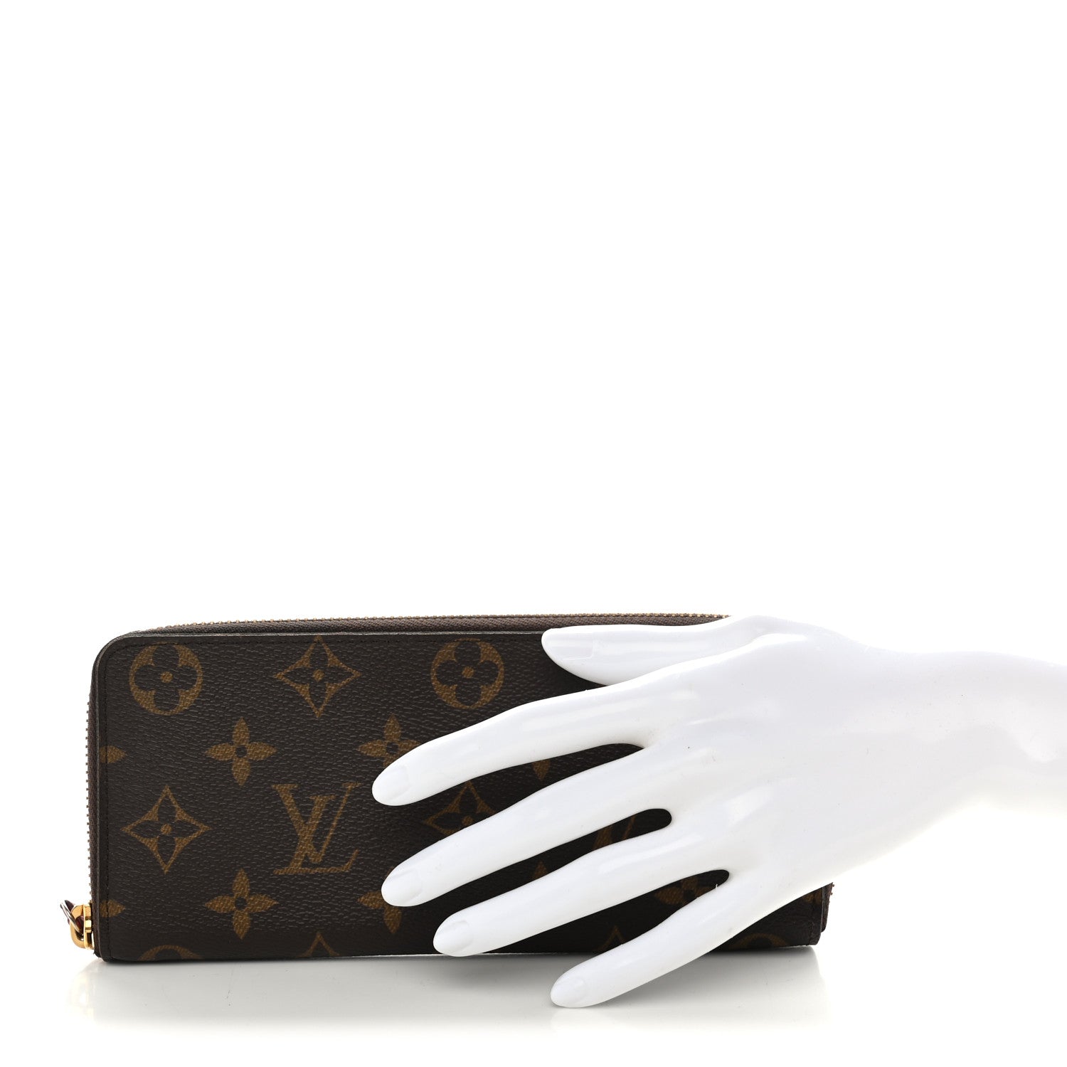 Louis Vuitton Monogram Clemence Wallet Fuchsia 2 of 9