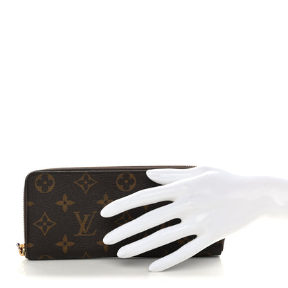 Louis Vuitton Monogram Clemence Wallet Fuchsia 2 of 9