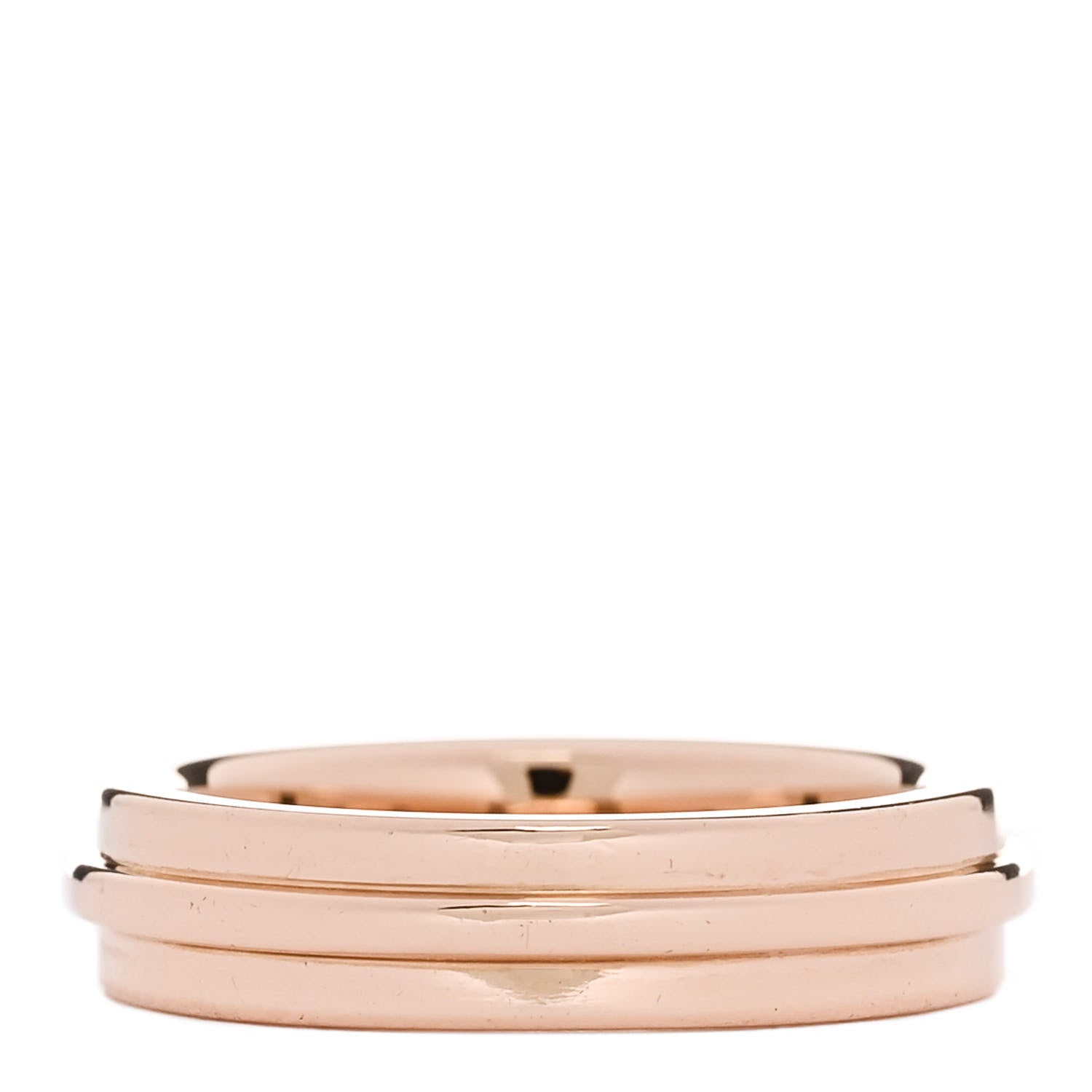 Tiffany 18K Rose Gold T Two Narrow Ring 49 5 3 of 5