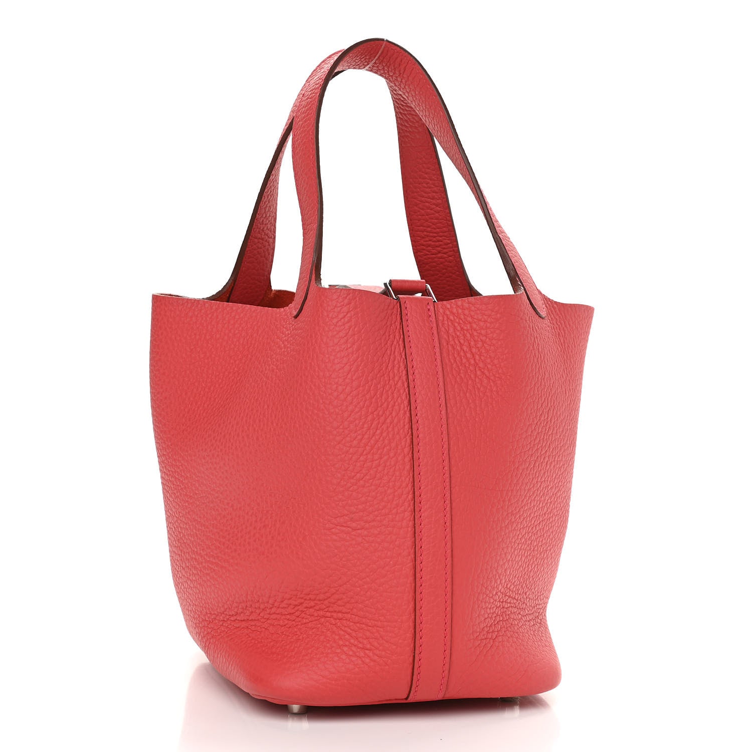 Hermes Taurillon Clemence Picotin Lock 18 PM Bougainvillea 3 of 13