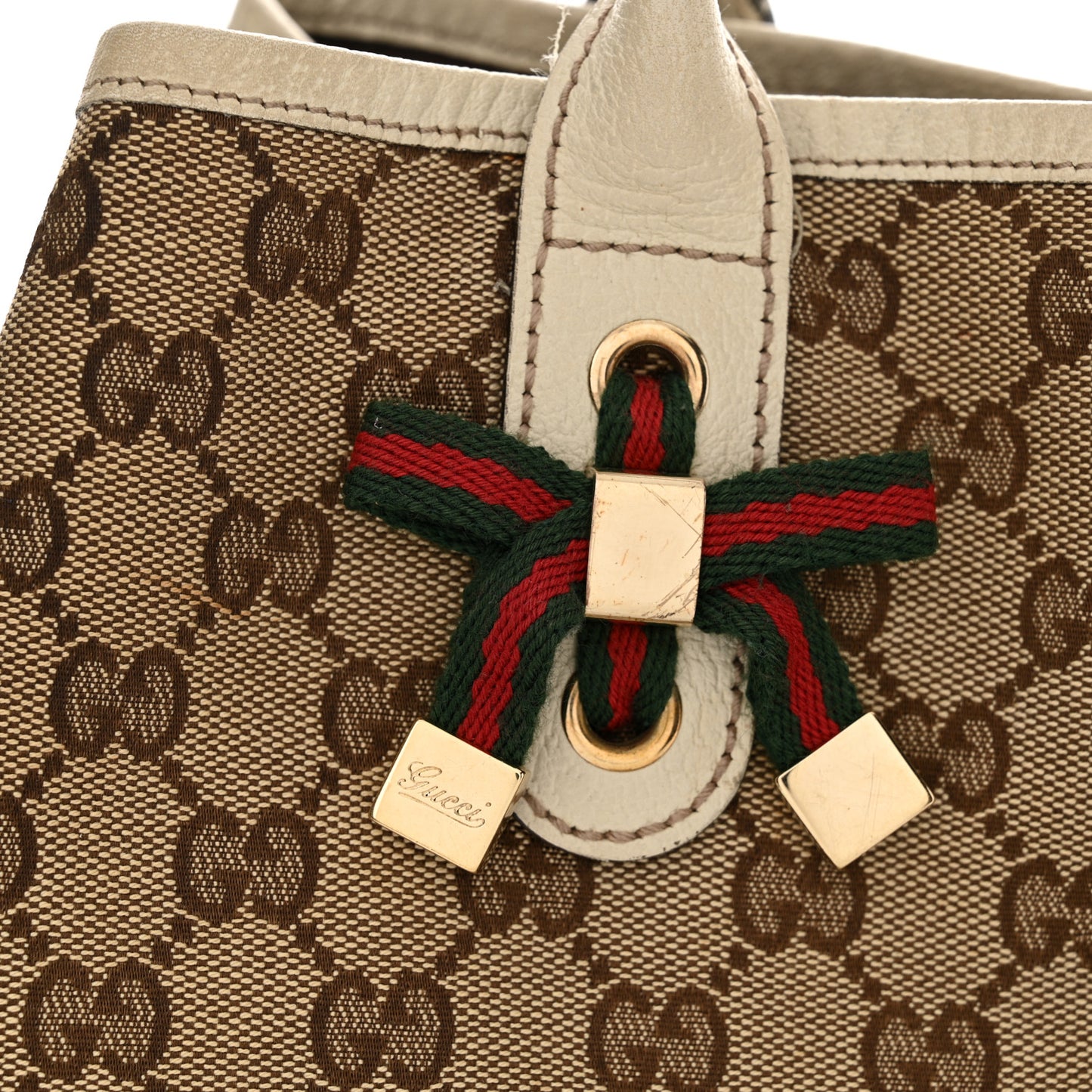 Monogram Medium Princy Tote Off White