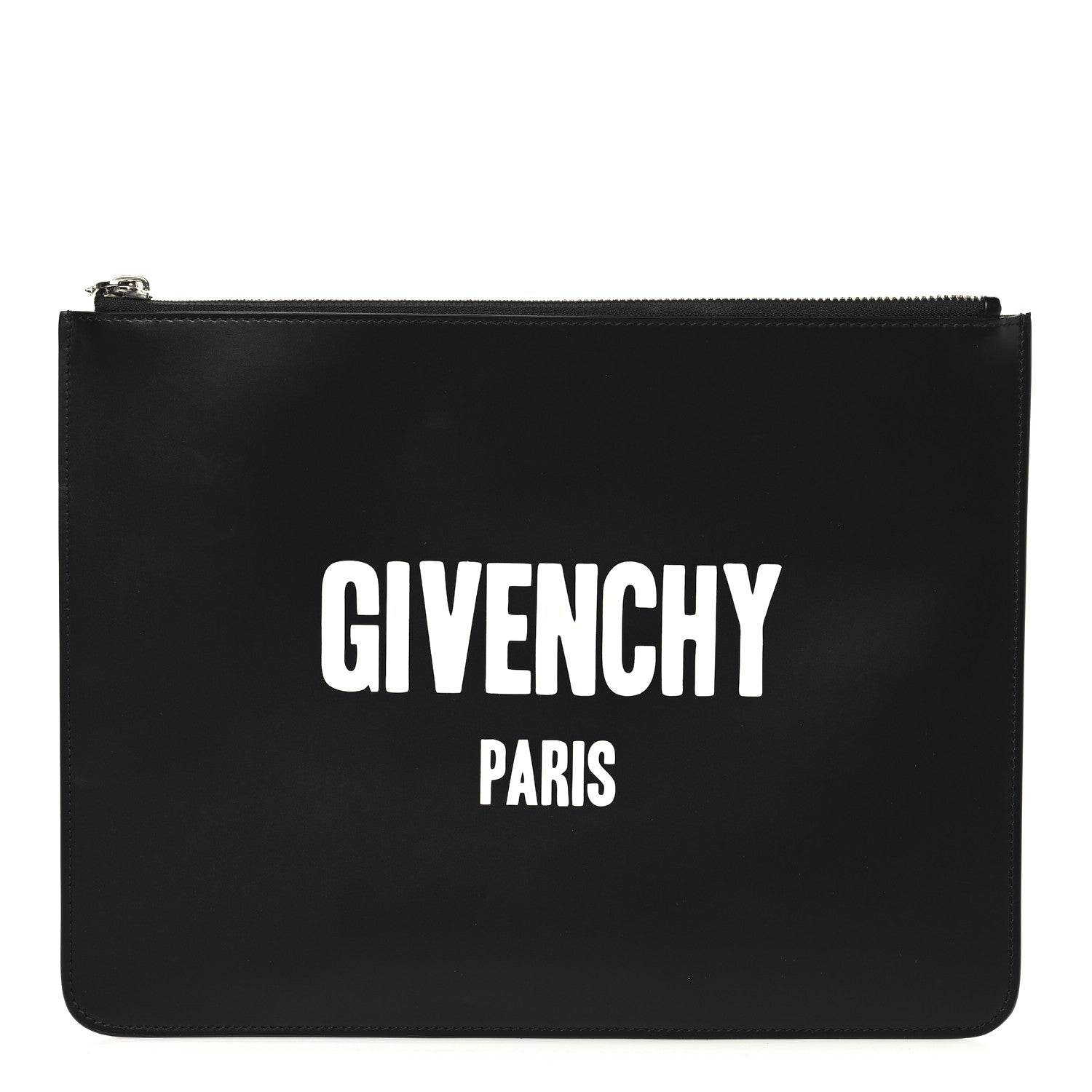 Givenchy Calfskin Medium Logo Pouch Black 1 of 8