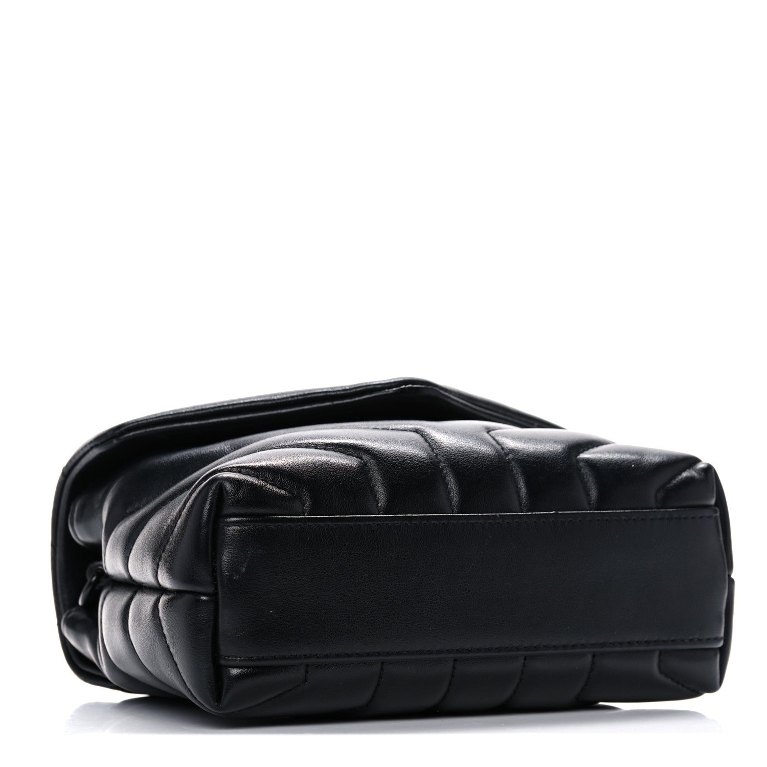 Saint Laurent Calfskin Y Quilted Monogram Toy Loulou Crossbody Bag Black 3 of 12