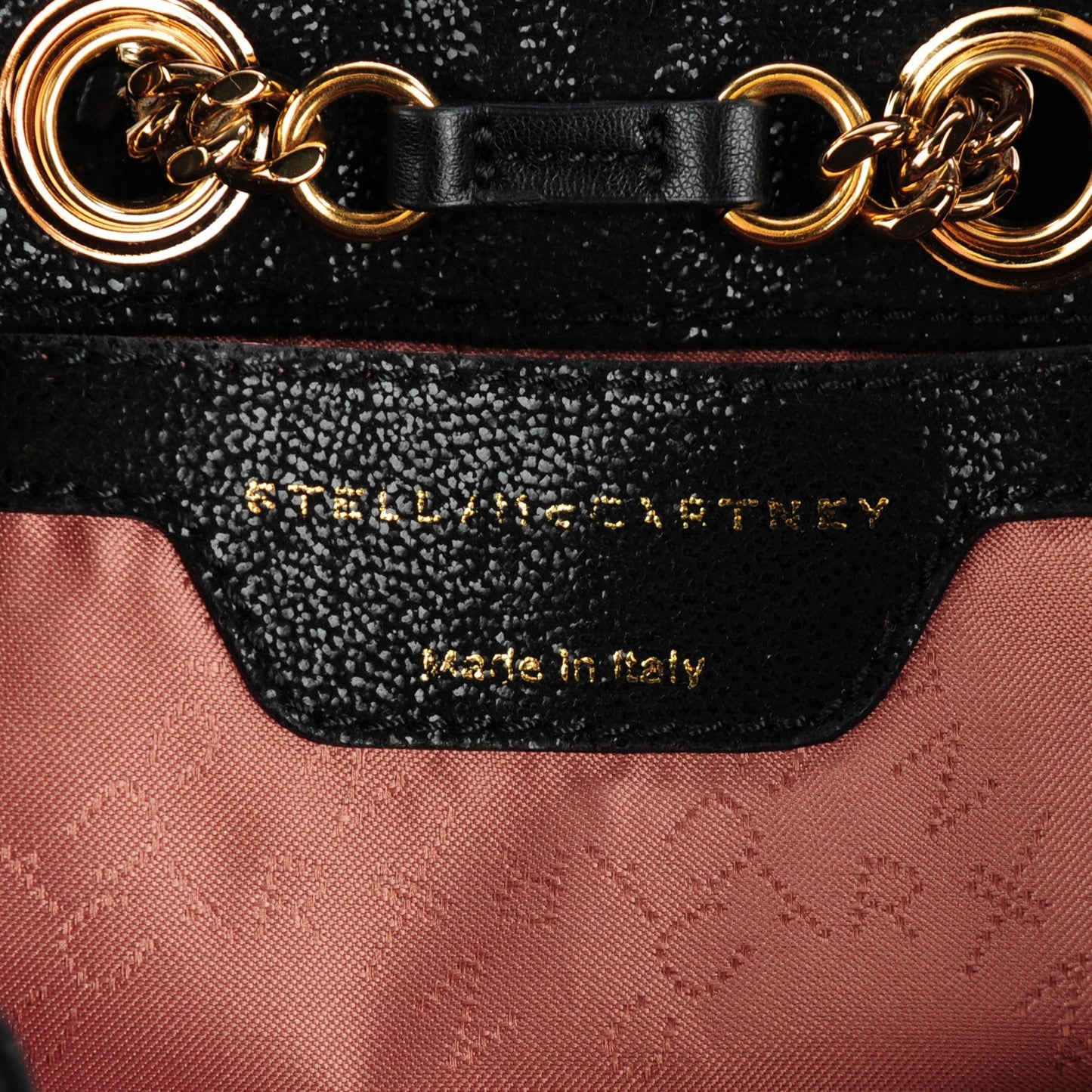 Shaggy Deer Mini Falabella Backpack Black