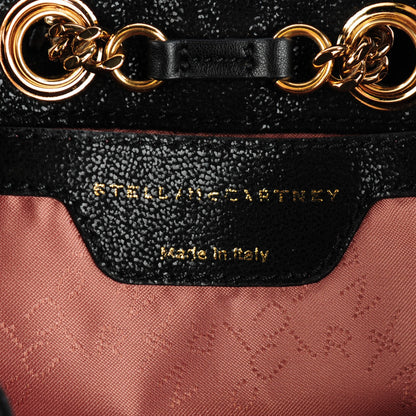 Stella McCartney Shaggy Deer Mini Falabella Backpack Black 6 of 9