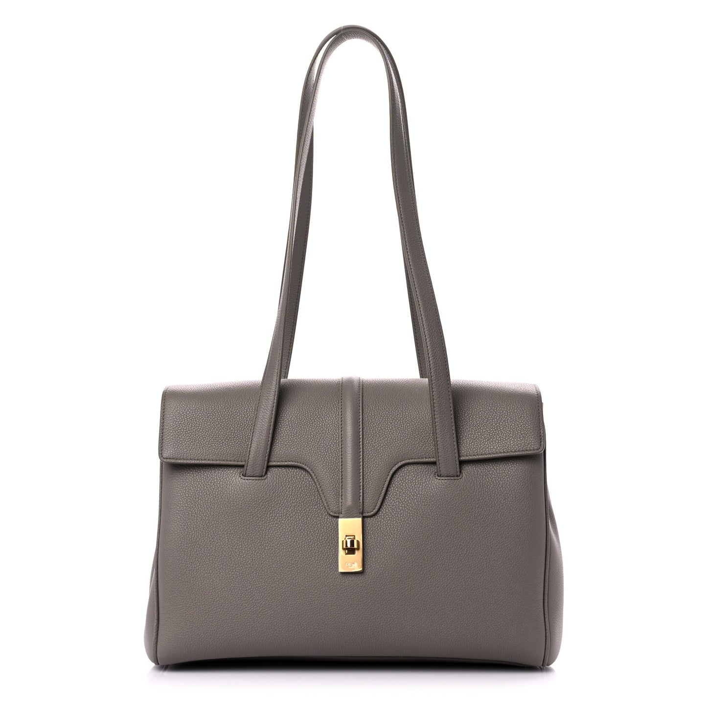 Grained Calfskin Medium Soft 16 Bag Pebble