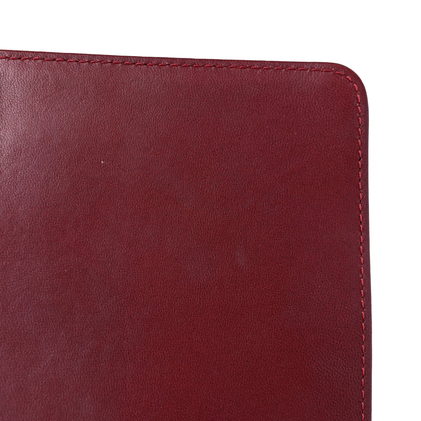 Lambskin Quilted Medium Boy Flap Dark Red