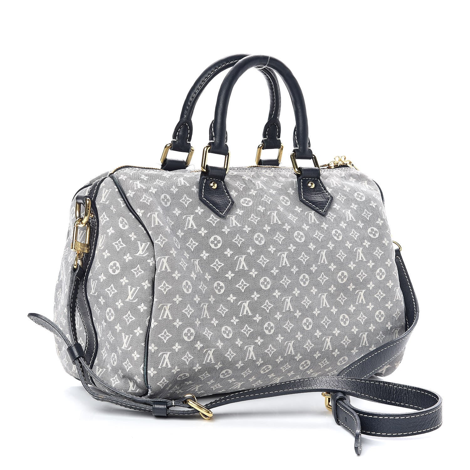 Louis Vuitton Monogram Idylle Speedy Bandouliere 30 Encre 3 of 17