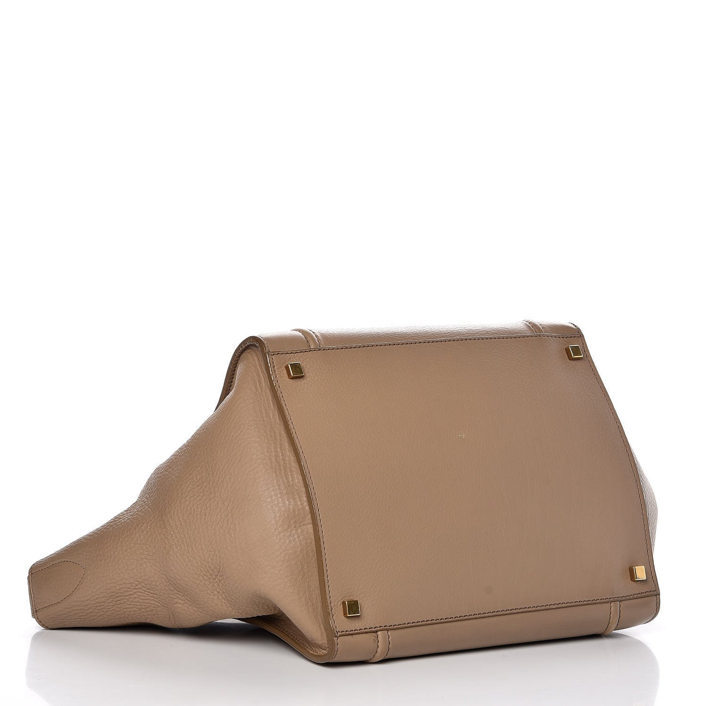 Supple Calfskin Medium Phantom Luggage Beige