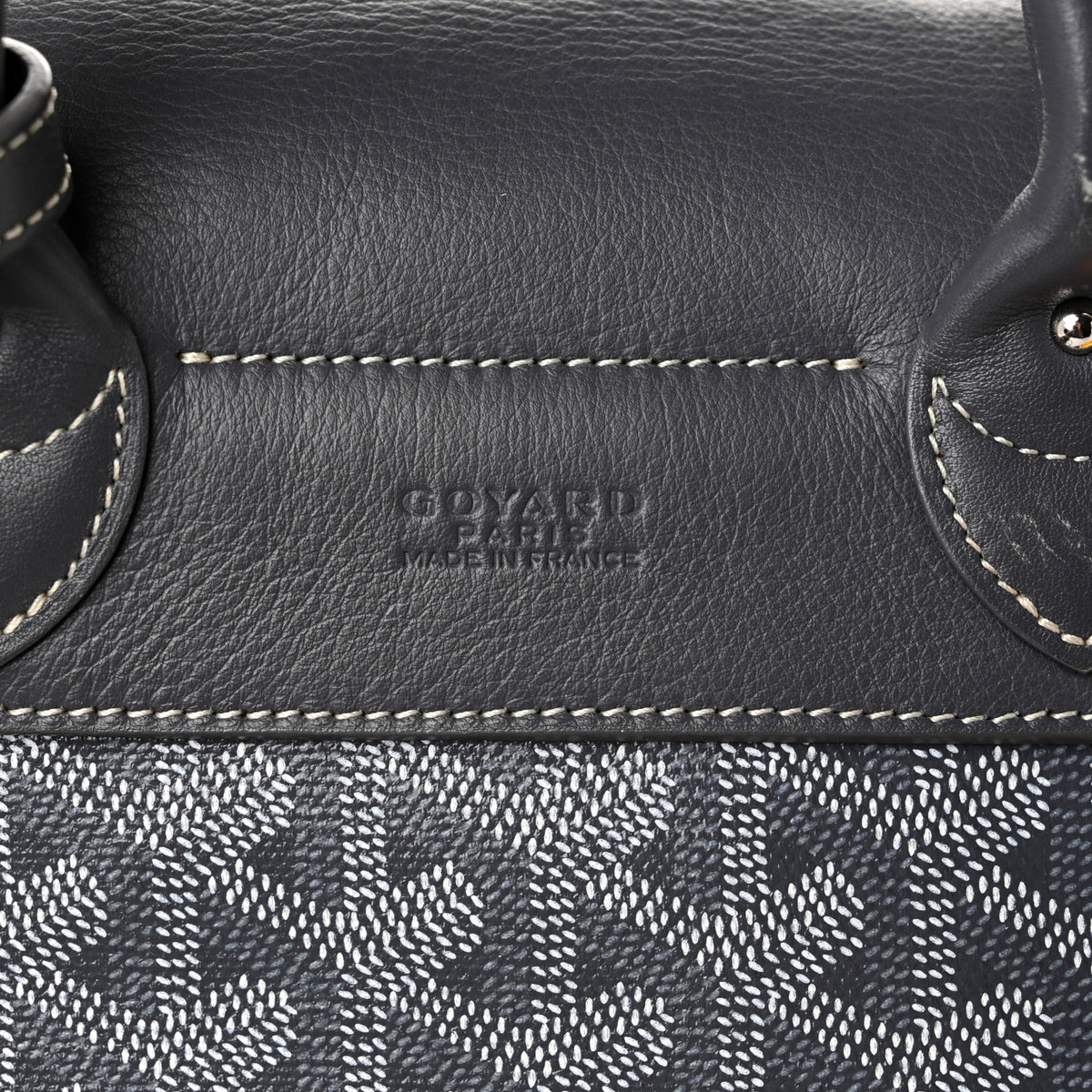 Goyardine Calfskin Mini Alpin Backpack Grey