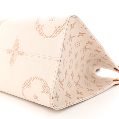 Louis Vuitton Monogram Dune Giant Onthego MM 9 of 13