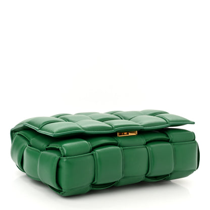 Bottega Veneta Nappa Maxi Intreccio Padded Cassette Crossbody Bag Racing Green 3 of 9