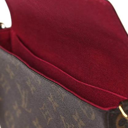 Louis Vuitton Monogram Pochette Felicie Chain Wallet Fuchsia 7 of 10